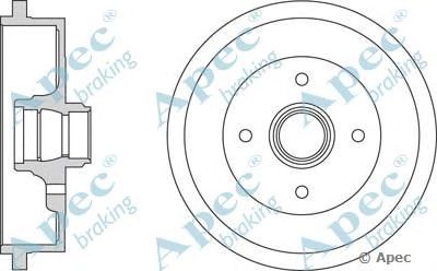 APEC BRAKING drm9154 -  Тормозной барабан